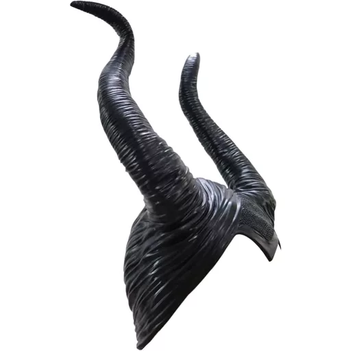 Maleficent Latex Szarvak - Halloween Női Jelmez Fejdísz