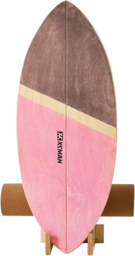 XCMAN Balančná doska s valčekom - Tréner stability pre surfovanie, snowboarding, skateboarding, hokej - Pre dospelých a deti