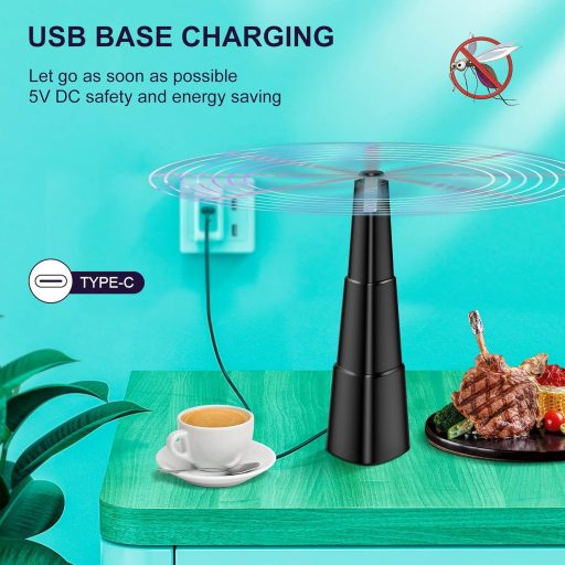 BNGXR Szúnyog és Legyűző Ventilátor 2db Töltödhető Hordozható Rovarriasztó