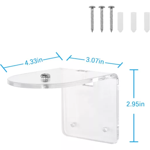 HOLACA Kamera Tartó Blink Mini Pan-Tilt Kamerához, Akril Fali Konzol Biztonsági Kamerához Beltéri Használatra