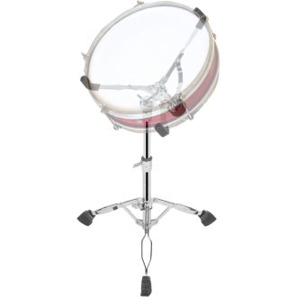   aleawol Állítható Dobszínpad 40-55 cm, Duplán Merevített Snare Drum Stand Acél Nyelvdobhoz