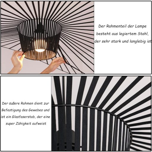 CHNB Vertigo 140 cm fekete függőlámpa modern vintage stílusú étkezőasztal nappali hálószoba csillár