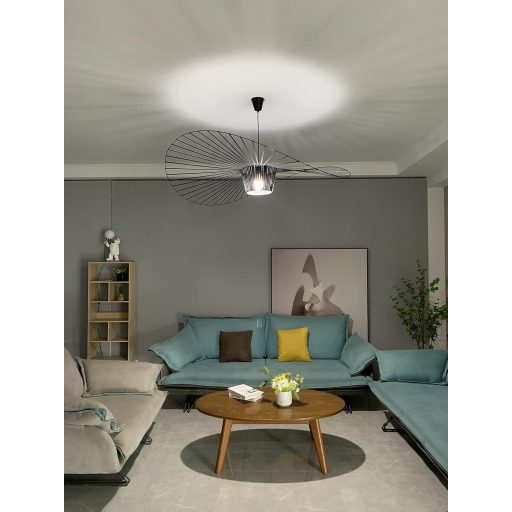CHNB Vertigo 140 cm fekete függőlámpa modern vintage stílusú étkezőasztal nappali hálószoba csillár