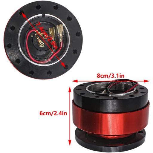 Riloer Gyorscsatlakozó Kormánykerék 6 Lyukas Snap Off Racing Motorsport Kit