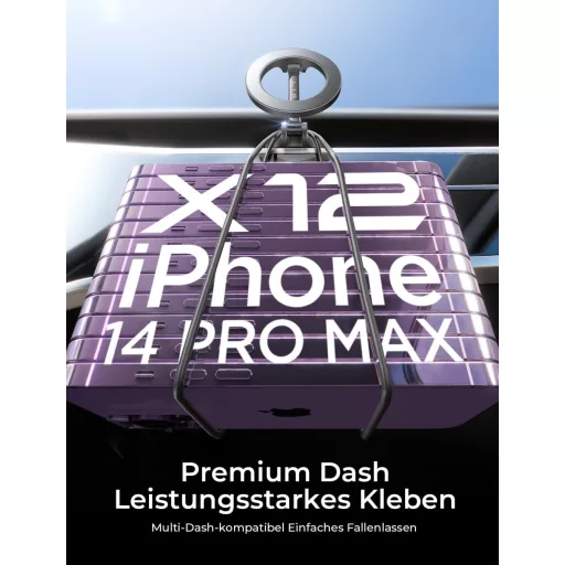 LISEN MagSafe Mágneses Autós Telefontartó - Erős N55 Mágnesekkel iPhone 15/14/13/12-höz