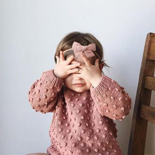 DRESHOW sada 10 detských čeleniek, dievčenské čelenky a mašličky pre novorodencov