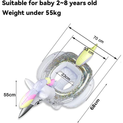 mciskin Unikornis Sellő Flamingó Dinoszaurusz Úszógumi Gyerekeknek Állítható Felfújható Úszófészek