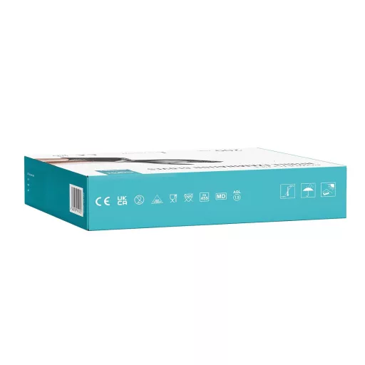 EUROPAPA 200 db Nitril Vizsgálókesztyű Fekete L Méret Latex Mentes EN455