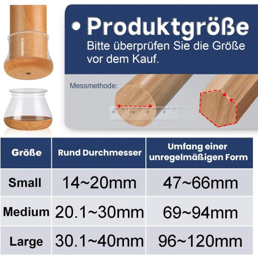 RKELA Szilikon Szék Lábvédő Sapka 16db Filc Csúsztatóval 14-20mm