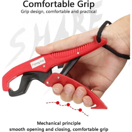 Protišmykové držadlo na ryby s bezpečnostnou šnúrou - Rybárska pomôcka na kontrolu rýb