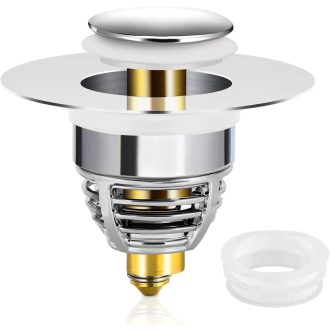   Homonic Univerzális Lefolyó Dugó Rozsdamentes Acél 32-42mm Kád és Mosdó