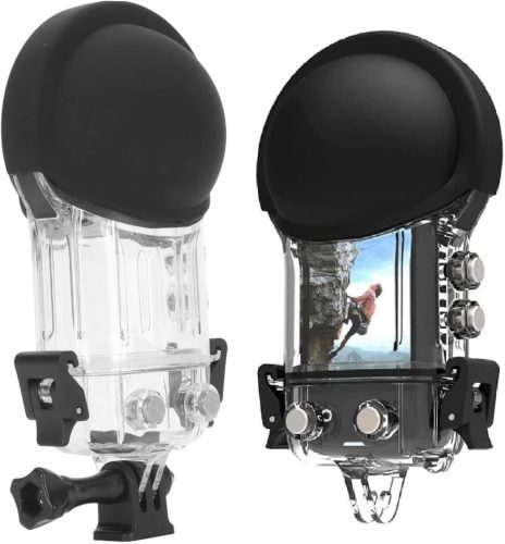 Annadue Vízálló Tok Insta360 ONE X3 Kamerához - IPX8 50m Merülési Védelem, Tartókonzollal, Búvárkodáshoz, Szörfözéshez