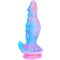 Dildo fantastic gigant Monster Dragon, 25 cm, silicon albastru, cu ventuză, jucărie anală XL.