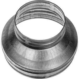   REPA MARKET Reducție Canal Ventilație 150-80mm Oțel Galvanizat Reducție Conductă Circulară Tranziție pentru Ventilație