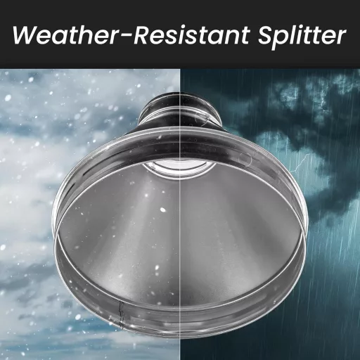 REPA MARKET Reducție Canal Ventilație 150-80mm Oțel Galvanizat Reducție Conductă Circulară Tranziție pentru Ventilație