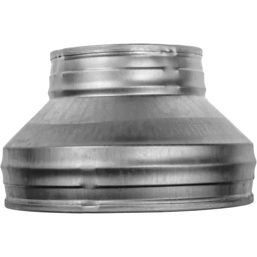 REPA MARKET Reducție Canal Ventilație 150-80mm Oțel Galvanizat Reducție Conductă Circulară Tranziție pentru Ventilație