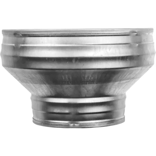 REPA MARKET Reducție Canal Ventilație 150-80mm Oțel Galvanizat Reducție Conductă Circulară Tranziție pentru Ventilație