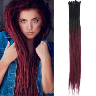   Dsoar Szintetikus Dreadlock Extensions 60cm Kézműves Haj Hosszú Fonott Fonat