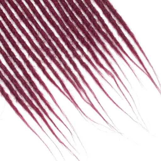 Dsoar Extensii Dreadlock Sintetice 60cm Handmade Păr Împletit Lung