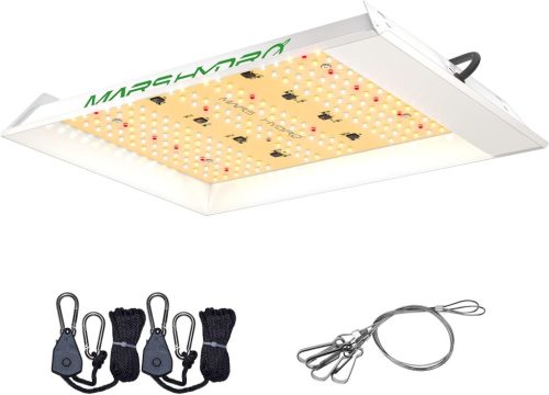 Mars Hydro TS600 LED Növénylámpa - Teljes Spektrumú UV IR Beltéri Növényvilágítás Magokhoz, Palántákhoz, Zöldségekhez és Virágokhoz, 45x45 c