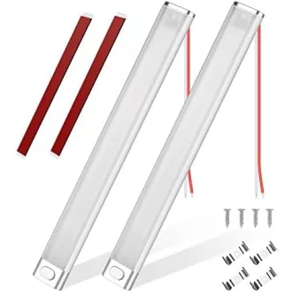   URAQT 120 LED szalag 2db 1600LM 8W 12V autó lakóautó konyha fürdőszoba világítás kapcsolóval