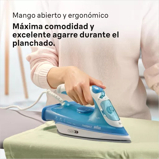 Braun FreeStyle 3 gőzvasaló 3D FreeGlide technológiával, szuperkerámia talppal, 2700W