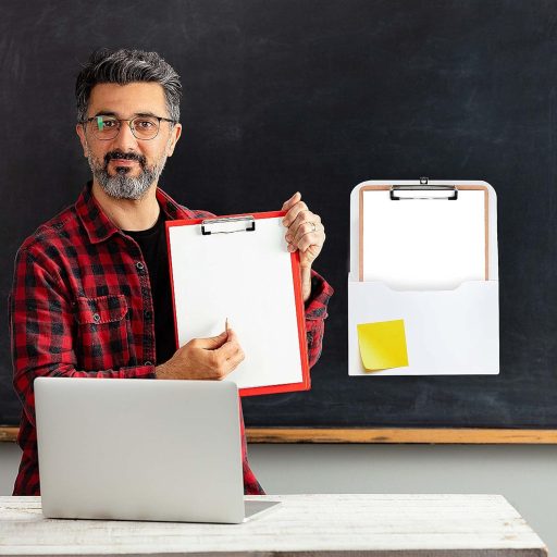 Mosegor suport magnetic pentru documente, 8 bucăți, alb, format A4