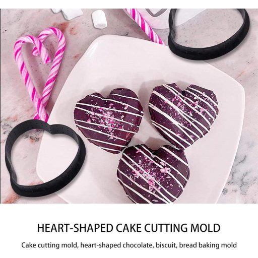 Kaiser Súprava foriem na pečenie v tvare srdca 8 ks - Opakovane použiteľné, perforované