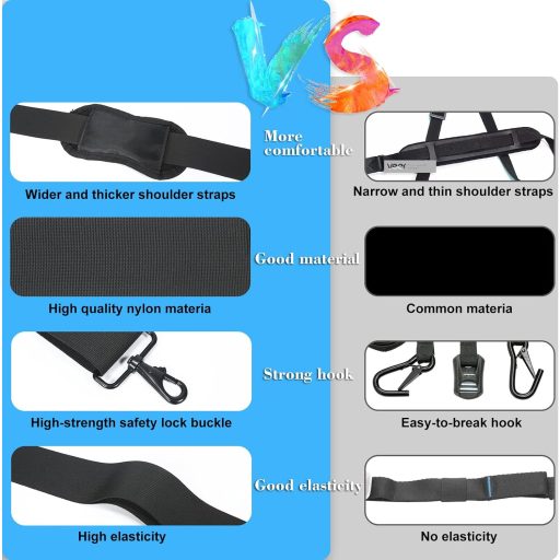 PPXIA Szörfdeszka Hordszíj Vállpánttal, SUP Paddleboard Hordozó Szíj Evezőtartóval