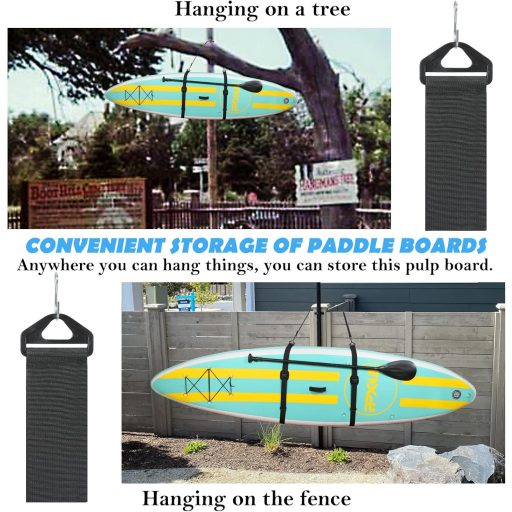 PPXIA Szörfdeszka Hordszíj Vállpánttal, SUP Paddleboard Hordozó Szíj Evezőtartóval