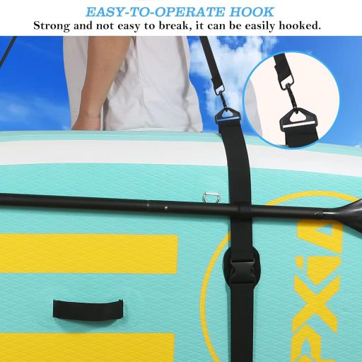 PPXIA Szörfdeszka Hordszíj Vállpánttal, SUP Paddleboard Hordozó Szíj Evezőtartóval