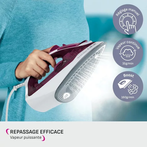 Calor Express 2400W gőzvasaló 35g/min gőzteljesítmény kerámia talppal