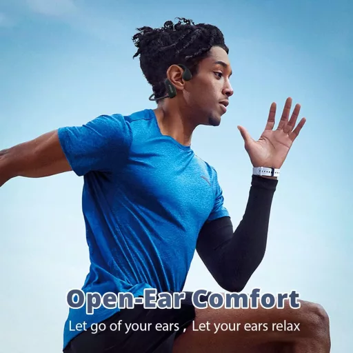 IFECCO Bone Sound Bluetooth 5.3 vízálló csontvezetéses fülhallgató 32GB MP3 sporthoz