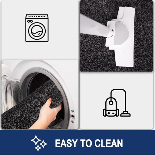 FCSDETAIL Szennyeződésfogó Lábtörlő 50x80cm, Csúszásmentes Mosható Bejárati Szőnyeg