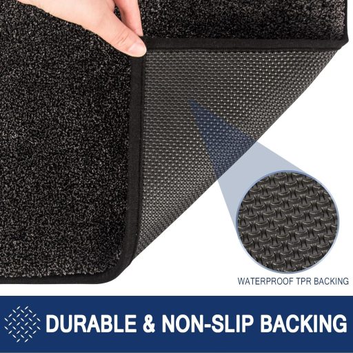 FCSDETAIL Szennyeződésfogó Lábtörlő 50x80cm, Csúszásmentes Mosható Bejárati Szőnyeg