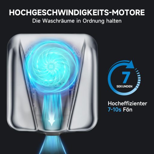 AIKE Kereskedelmi Kézszárító Rozsdamentes Acél Magas Teljesítmény 220V