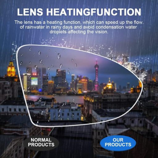 Oglindă dreapta încălzită URAQT pentru Golf 7, sticlă convexă asferică