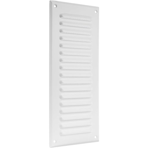 Vent Systems 125x295 mm fehér szellőzőrács rovarháló fürdőszoba konyha