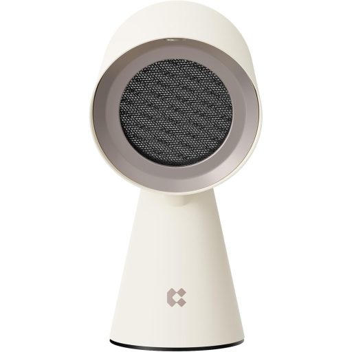 CIARRA CBPHW01 Mini Aspirator Portabil de Bucătărie - Alb, de Masă, cu 2 Viteze, Lumină LED, pentru Camping, Rulotă, Gri