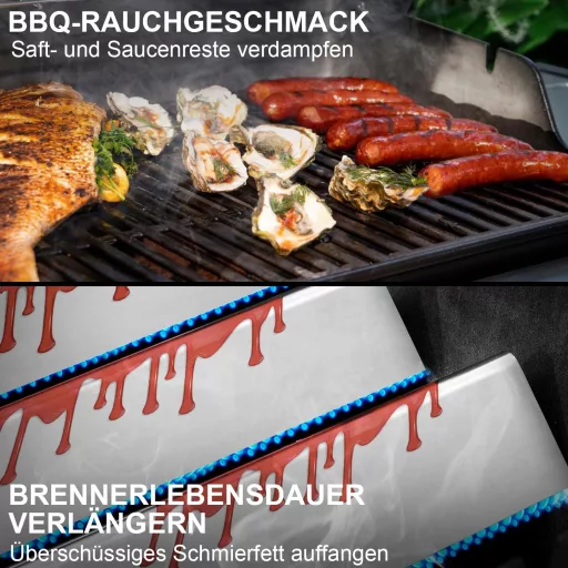 Vnierxful rozsdamentes aroma sín Weber Spirit 200 sorozathoz 38,9 cm grillrács