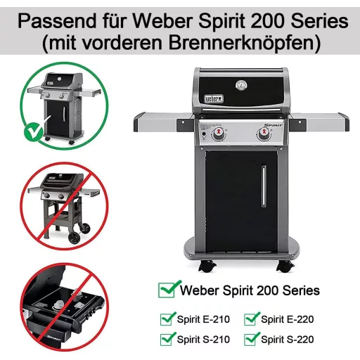 Vnierxful rozsdamentes aroma sín Weber Spirit 200 sorozathoz 38,9 cm grillrács