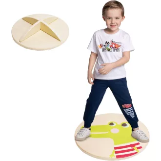   Ark miido Fa Egyensúlyozó Deszka Gyerekeknek Wobble Board Balanszírozó Tréner