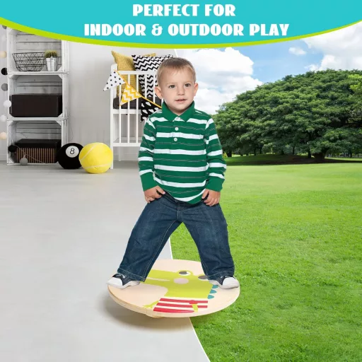 Ark miido Fa Egyensúlyozó Deszka Gyerekeknek Wobble Board Balanszírozó Tréner