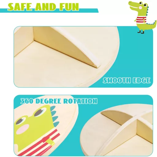 Ark miido Fa Egyensúlyozó Deszka Gyerekeknek Wobble Board Balanszírozó Tréner