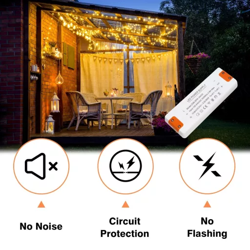 LED napájací zdroj ZAKVOP 24V 60W, z 230V na 24V, pre pásiky G4 GU5.3 MR11 MR16