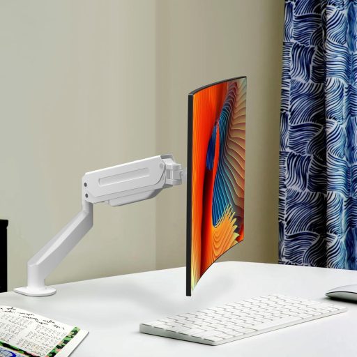 Suptek Gázrugós Monitor Kar 17-27 Colos Asztali Tartó VESA 75/100mm