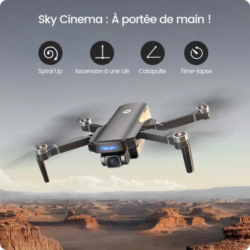 Holy Stone HS360S HS600 Drón Távirányító - Fekete, USB Csatlakozás, 1500 mAh Akkumulátor, Bluetooth Technológia, Felnőtteknek és Tiniknek