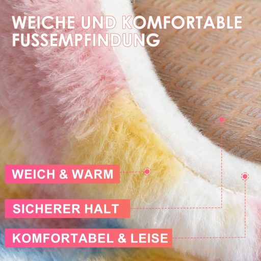 ROHATIM Kerek Puha Szőnyeg 120x120cm Szivárvány Gyerekszoba Nappali