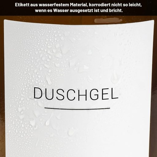 Set 3 Dozatoare de Săpun din Sticlă Brună Hafeehoo 500 ml cu Pompă Neagră și Etichete Albe