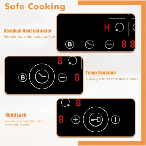 NOXTON vstavaná indukčná varná doska 4-zónová 60 cm Power Booster dotykové ovládanie